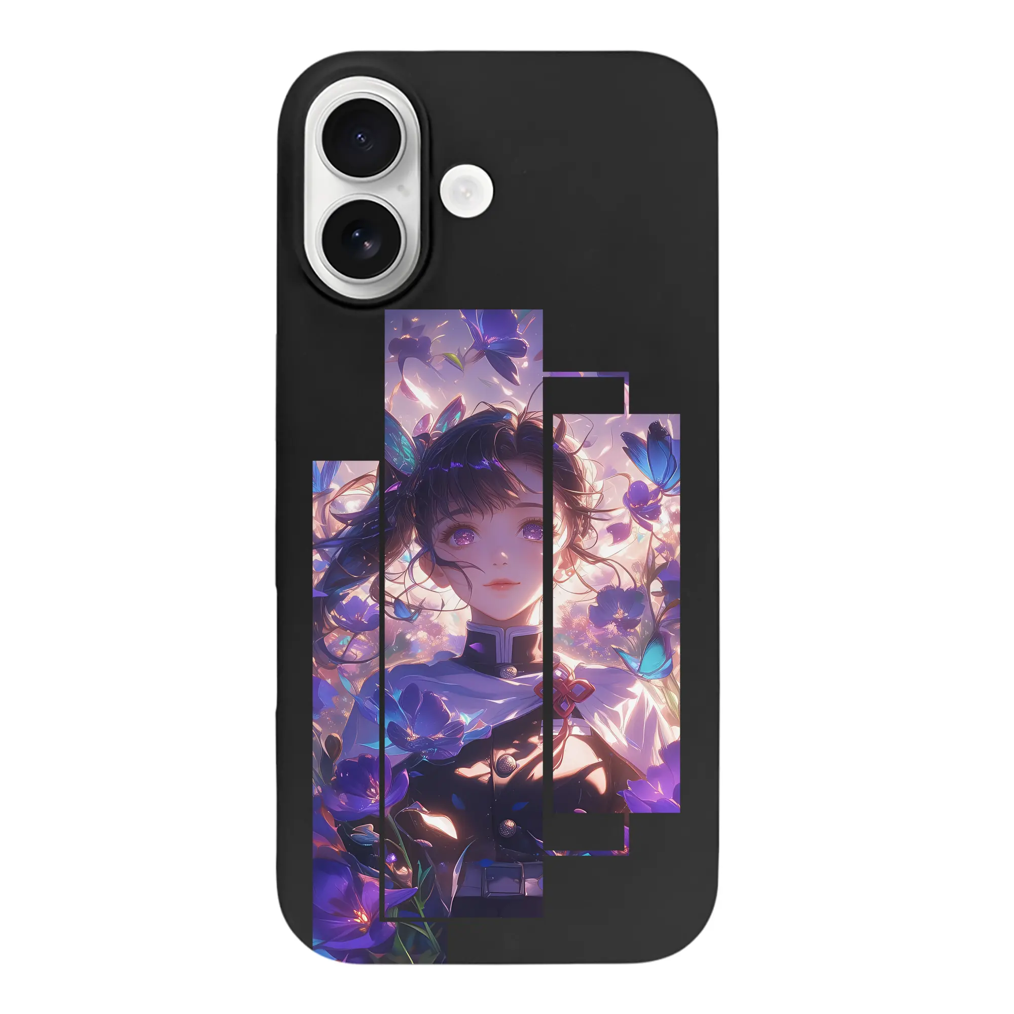 鬼滅の刃 グッズ,栗花落 カナヲ - iPhone 17 シリーズ シリコンケース 薄型 耐衝撃 指紋防止 ソフトタッチカバー 精密フィット 傷防止 保護ケース iPhone 17/17 Air/17 Pro/17 Pro Max 対応